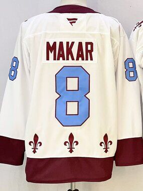 Cale Makar White Retro Jersey